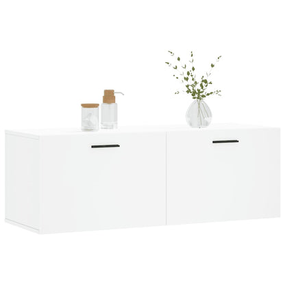 Wall Cabinet White 100x36.5x35 cm Engineered Wood