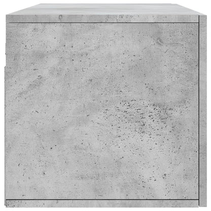 Wall Cabinet Concrete Grey 100x36.5x35 cm Engineered Wood