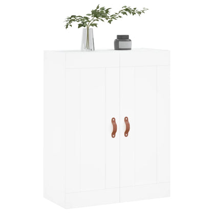 Wall Mounted Cabinet White 69.5x34x90 cm Engineered Wood