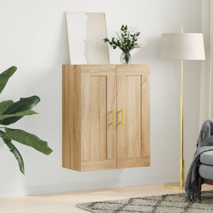 Wall Mounted Cabinet Sonoma Oak 69.5x34x90 cm Engineered Wood
