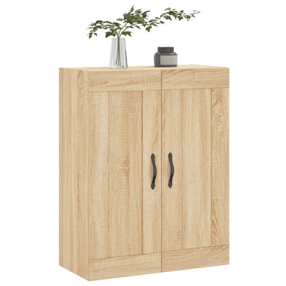 Wall Mounted Cabinet Sonoma Oak 69.5x34x90 cm Engineered Wood