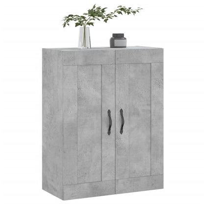 Wall Mounted Cabinet Concrete Grey 69.5x34x90 cm Engineered Wood