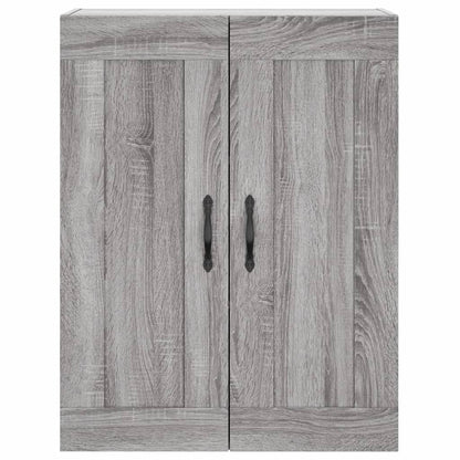 Wall Mounted Cabinet Grey Sonoma 69.5x34x90 cm Engineered Wood
