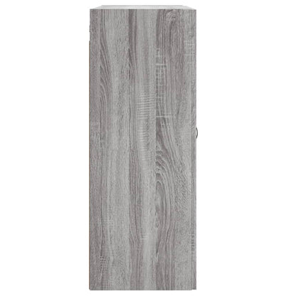 Wall Mounted Cabinet Grey Sonoma 69.5x34x90 cm Engineered Wood