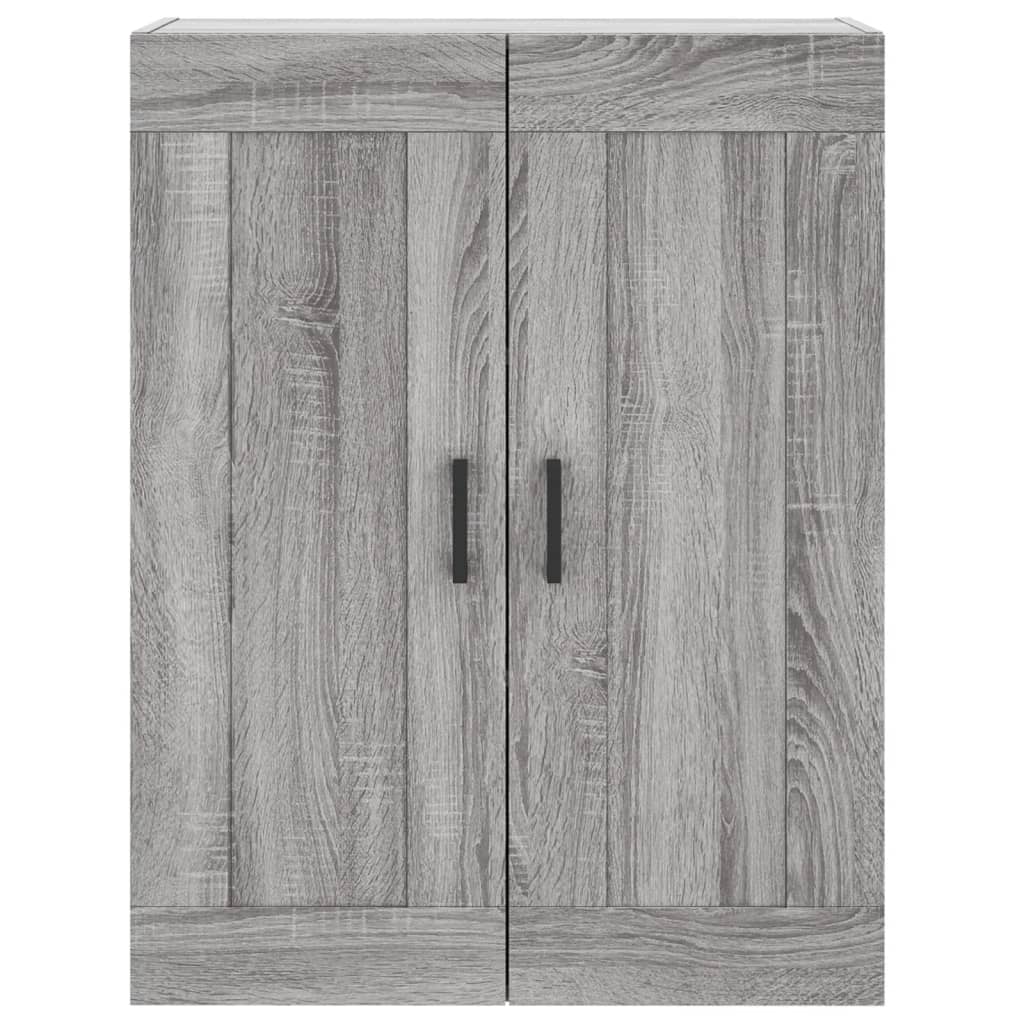 Wall Mounted Cabinet Grey Sonoma 69.5x34x90 cm Engineered Wood