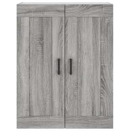 Wall Mounted Cabinet Grey Sonoma 69.5x34x90 cm Engineered Wood