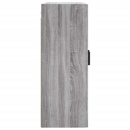 Wall Mounted Cabinet Grey Sonoma 69.5x34x90 cm Engineered Wood