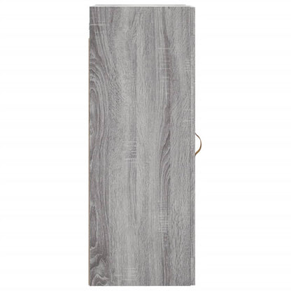 Wall Mounted Cabinet Grey Sonoma 34.5x34x90 cm Engineered Wood
