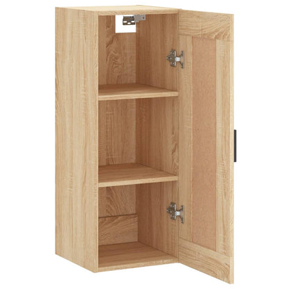 Wall Mounted Cabinet Sonoma Oak 34.5x34x90 cm Engineered Wood