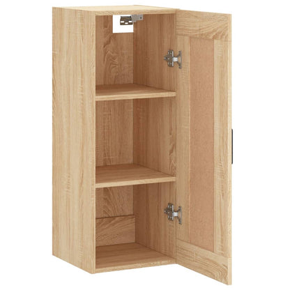 Wall Mounted Cabinet Sonoma Oak 34.5x34x90 cm Engineered Wood