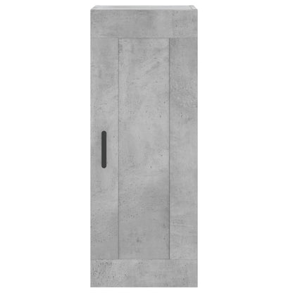 Wall Mounted Cabinet Concrete Grey 34.5x34x90 cm Engineered Wood