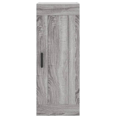 Wall Mounted Cabinet Grey Sonoma 34.5x34x90 cm Engineered Wood