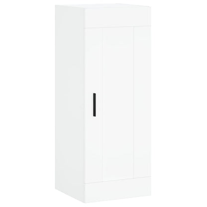 Wall Mounted Cabinet White 34.5x34x90 cm Engineered Wood