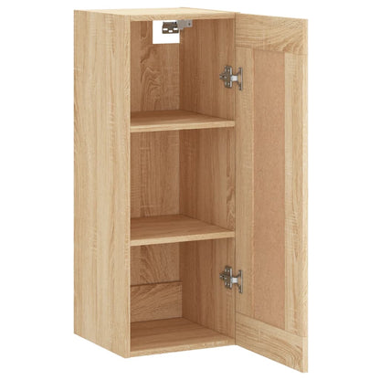 Wall Mounted Cabinet Sonoma Oak 34.5x34x90 cm Engineered Wood