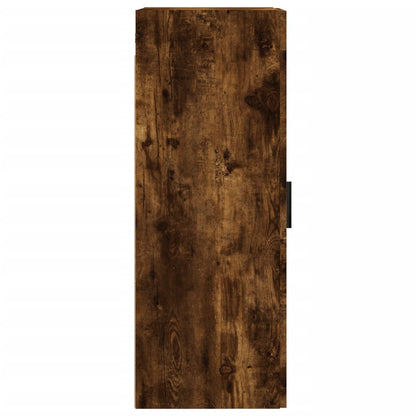 Wall Mounted Cabinet Smoked Oak 34.5x34x90 cm Engineered Wood