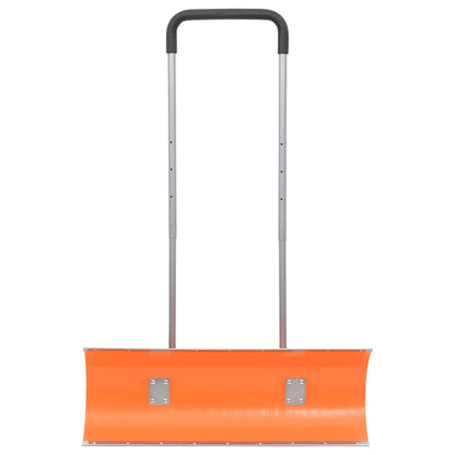 Snow Shovel with Extendable Handle Orange 96 cm Blade Steel