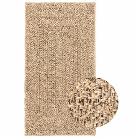 Rug ZIZUR 80x150 cm Jute Look Indoor and Outdoor