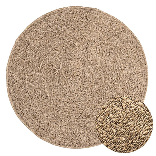 Rug ZIZUR 90 cm Jute Look Indoor and Outdoor