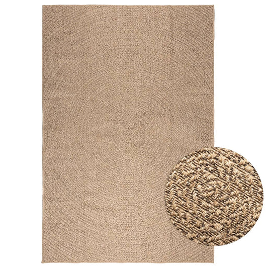 Rug ZIZUR 160x230 cm Jute Look Indoor and Outdoor