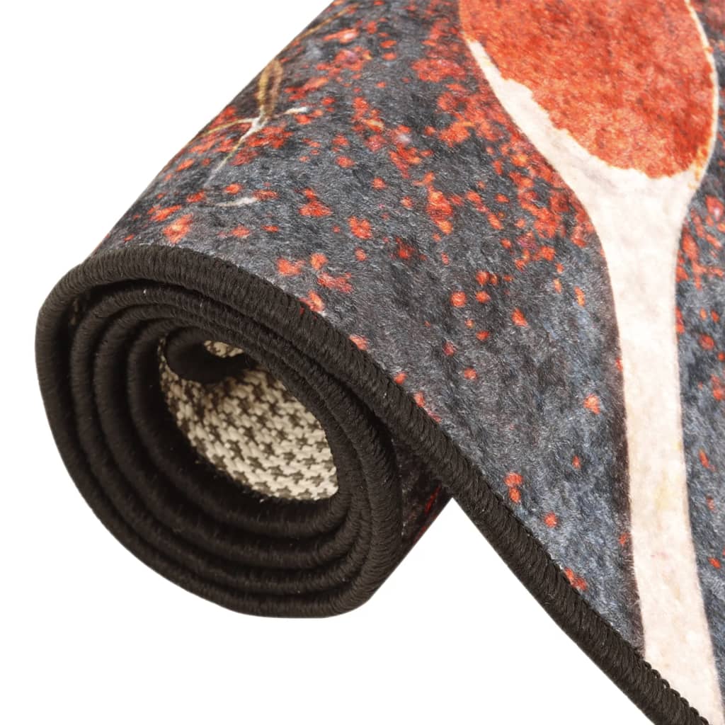 Kitchen Rug Multicolour 60x180 cm Washable Anti Slip