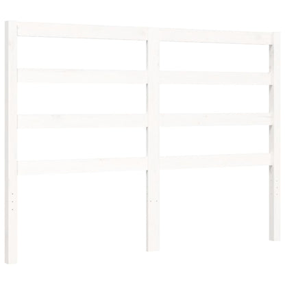 Bed Frame without Mattress White 120x200 cm Solid Wood Pine