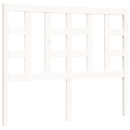 Bed Frame without Mattress White 120x200 cm Solid Wood Pine