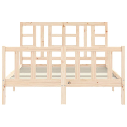 Bed Frame without Mattress 160x200 cm Solid Wood Pine