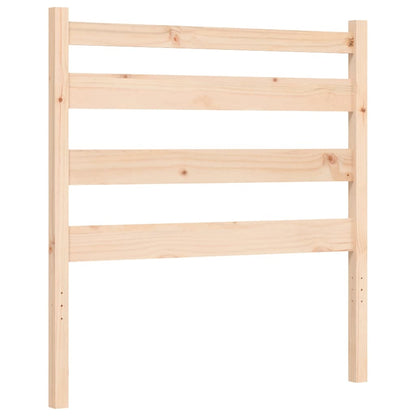 Bed Frame without Mattress 90x200 cm Solid Wood Pine