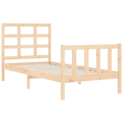 Bed Frame without Mattress Small Single Solid Wood Pine