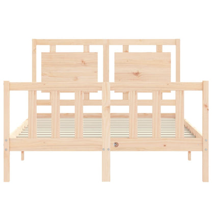 Bed Frame without Mattress Small Double Solid Wood Pine