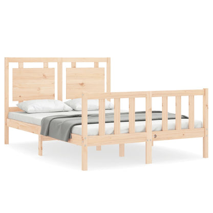 Bed Frame without Mattress 120x200 cm Solid Wood Pine