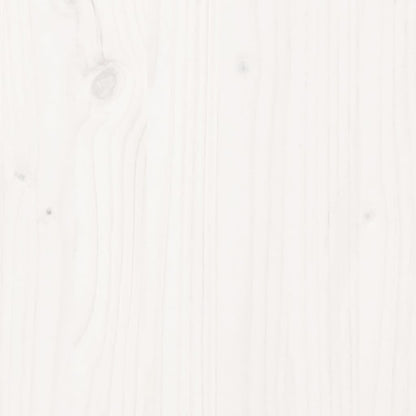 Bed Frame without Mattress White 120x200 cm Solid Wood Pine
