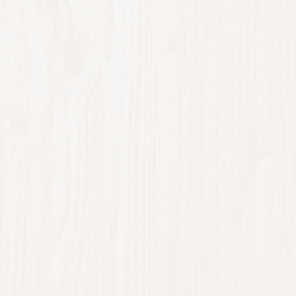 Bed Frame without Mattress White 140x190 cm Solid Wood Pine