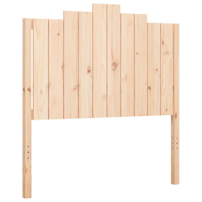 Bed Frame without Mattress 100x200 cm Solid Wood Pine