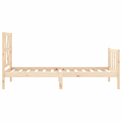 Bed Frame without Mattress Small Single Solid Wood Pine