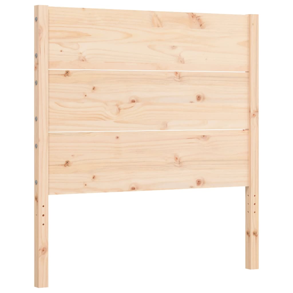 Bed Frame without Mattress 90x200 cm Solid Wood Pine