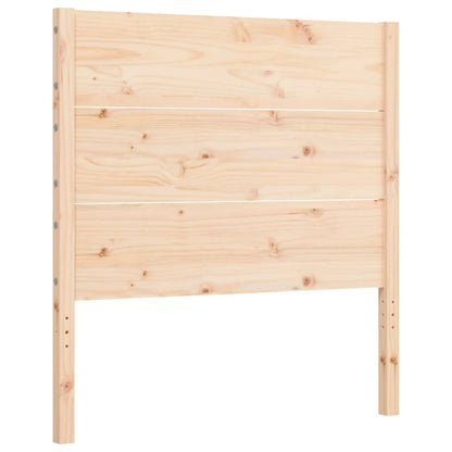 Bed Frame without Mattress 100x200 cm Solid Wood Pine