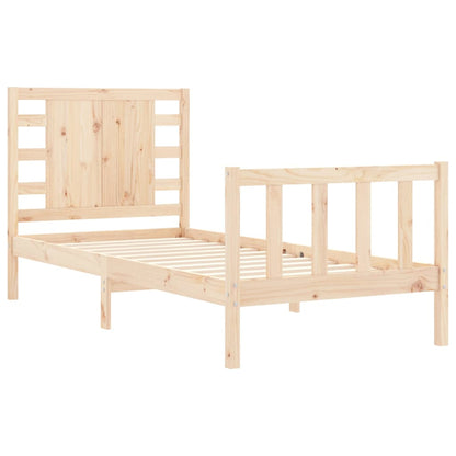 Bed Frame without Mattress Small Single Solid Wood Pine