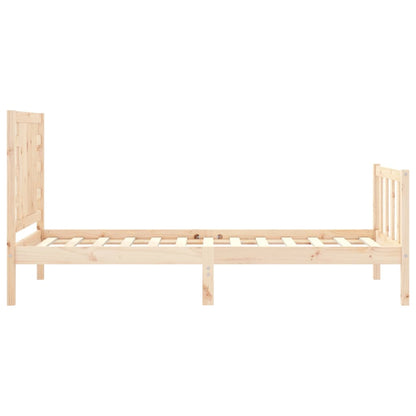 Bed Frame without Mattress Small Single Solid Wood Pine