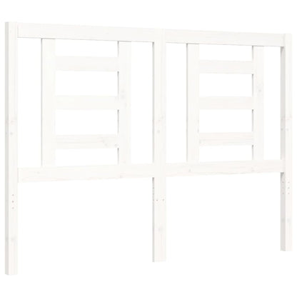 Bed Frame without Mattress White 120x200 cm Solid Wood Pine