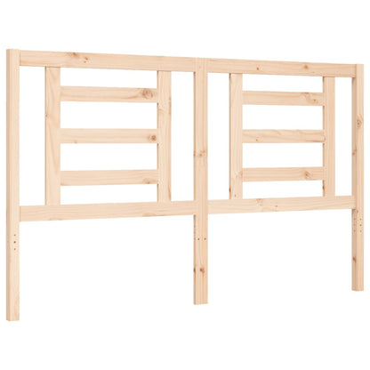 Bed Frame without Mattress King Size Solid Wood Pine