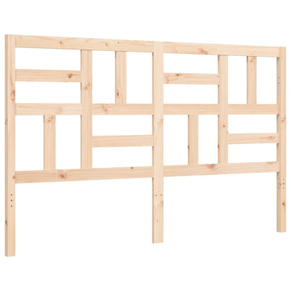Bed Frame without Mattress King Size Solid Wood Pine