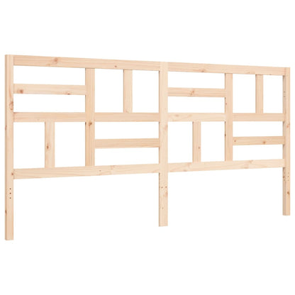 Bed Frame without Mattress 200x200 cm Solid Wood Pine