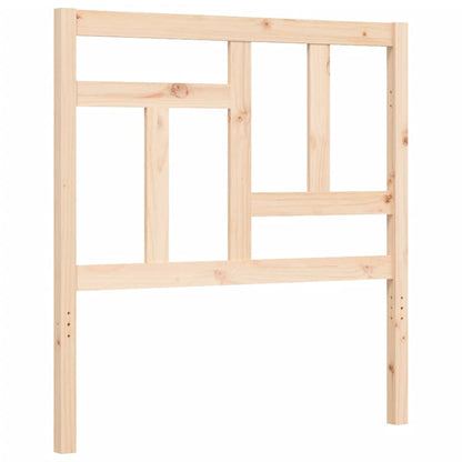 Bed Frame without Mattress Single Solid Wood Pine