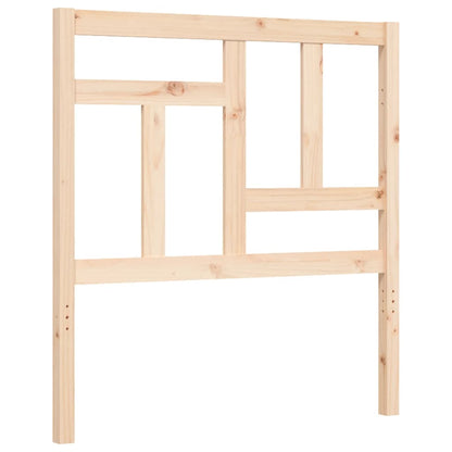 Bed Frame without Mattress 90x200 cm Solid Wood Pine