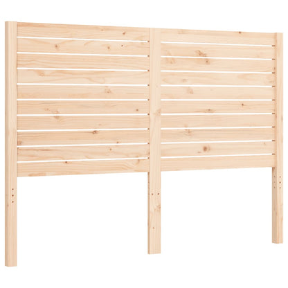 Bed Frame without Mattress Double Solid Wood Pine