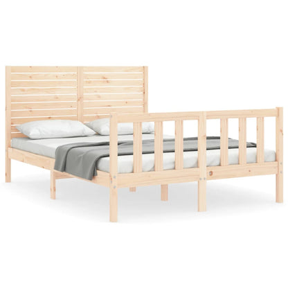 Bed Frame without Mattress 120x200 cm Solid Wood Pine