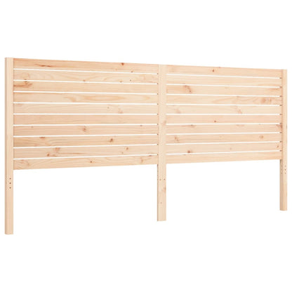 Bed Frame without Mattress 200x200 cm Solid Wood Pine