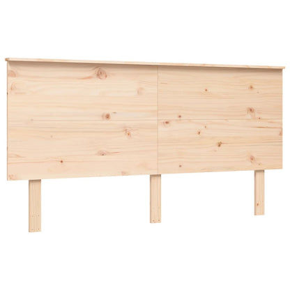 Bed Frame without Mattress 160x200 cm Solid Wood Pine