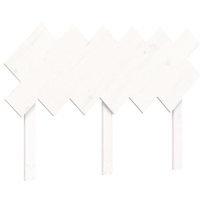 Bed Frame without Mattress White Double Solid Wood Pine